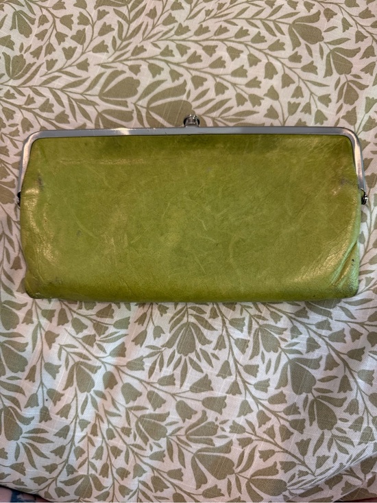 HOBO Handbags - HOBO Green Leather Frame Clutch